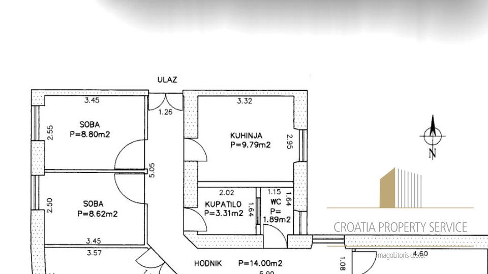 Apartment, 97 m2, For Sale, Split