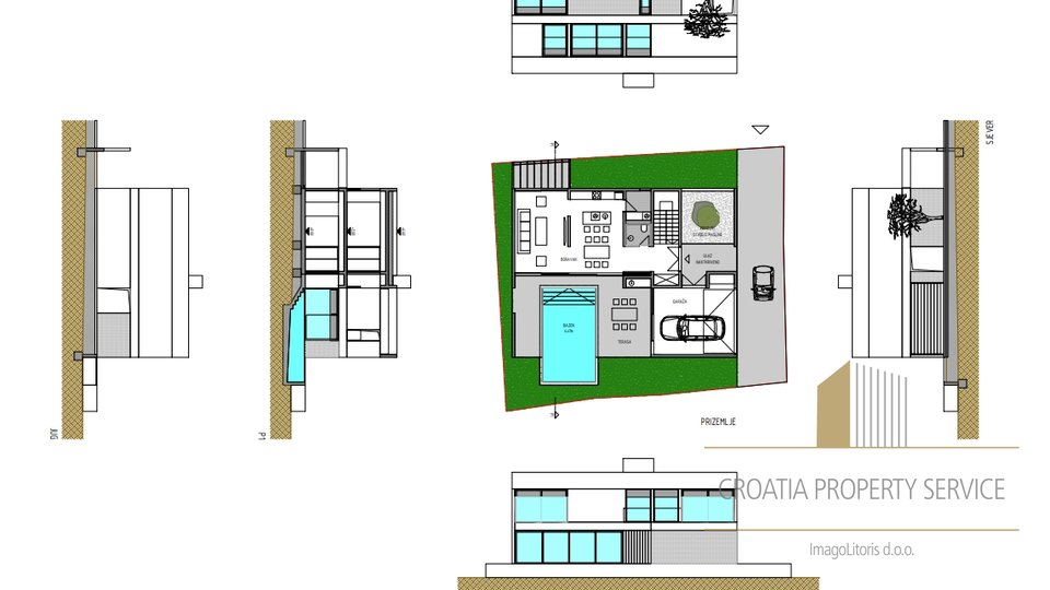 LUXURY VILLA UNDER CONSTRUCTION NEAR THE SEA - NIN, ZADAR!