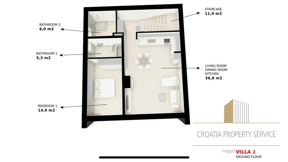 House, 416 m2, For Sale, Trogir - Čiovo