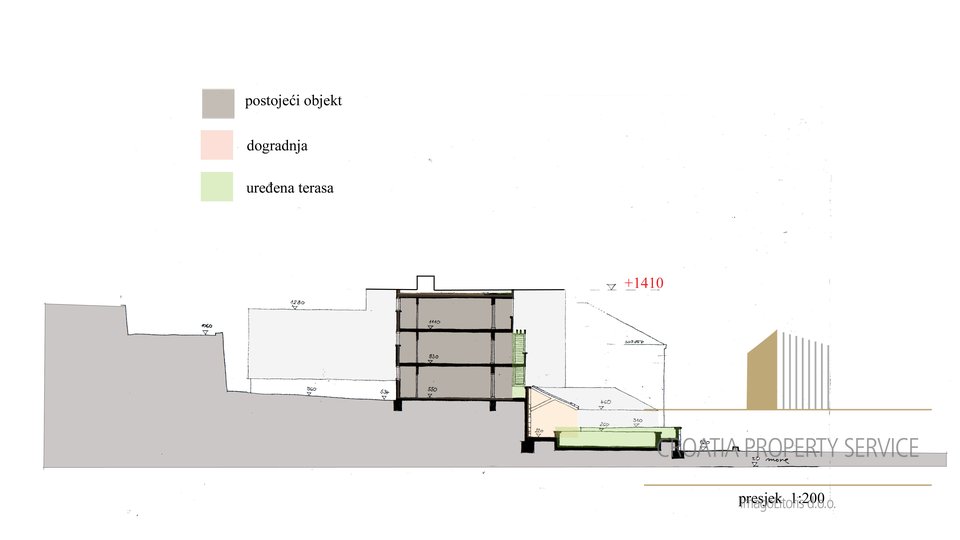 PROJECT FOR A MODERN VILLA ON THE ISLAND OF HVAR A SECOND ROW FROM THE SEA!