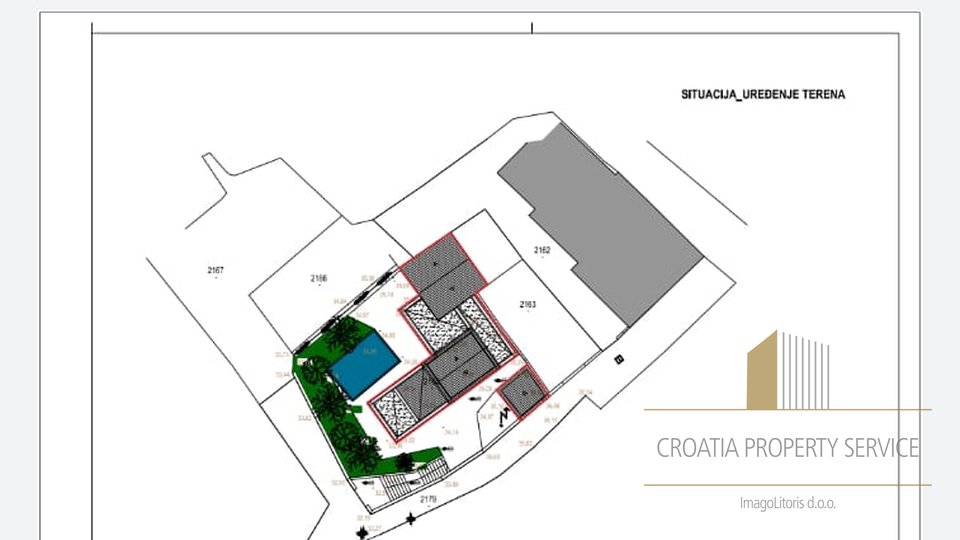 PROJECT FOR A MODERN BUILDING CONSTRUCTION, IN THE CENTRE OF ŠIBENIK