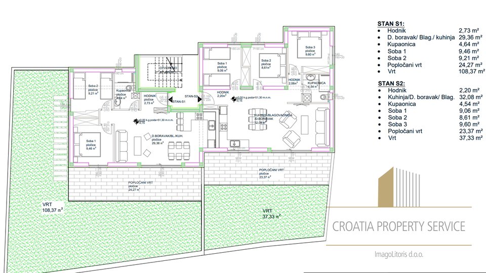 Apartment, 94 m2, For Sale, Trogir - Čiovo