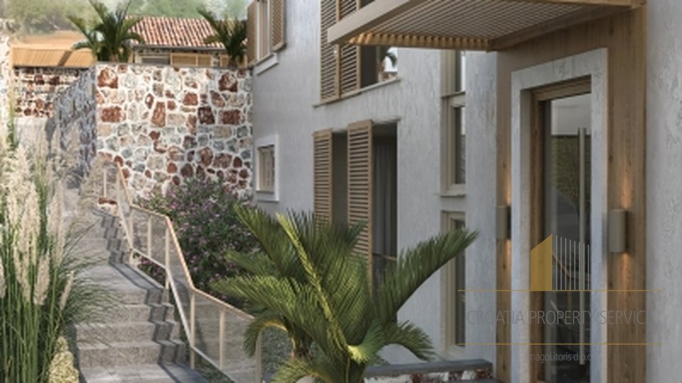 Apartments in a luxury villa under construction with a fantastic sea view! The island of Hvar!
