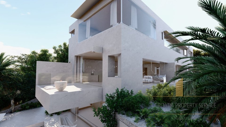Luxury villa under construction in a fantastic location first row to the sea, Razanj!