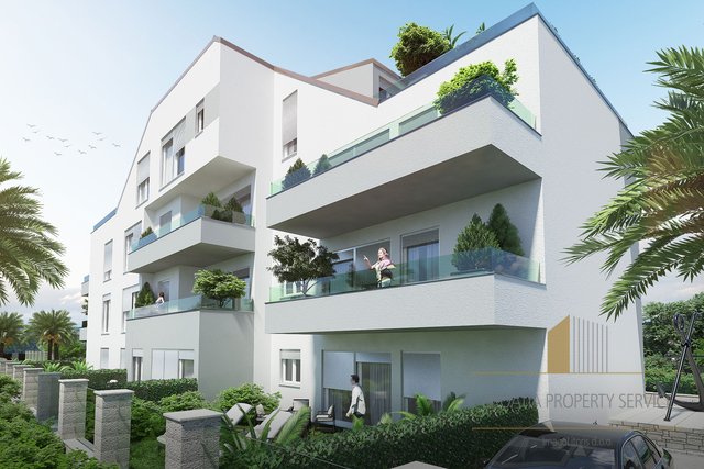 Two-room apartment in a building under construction only 300m from the beach in Rogoznica!
