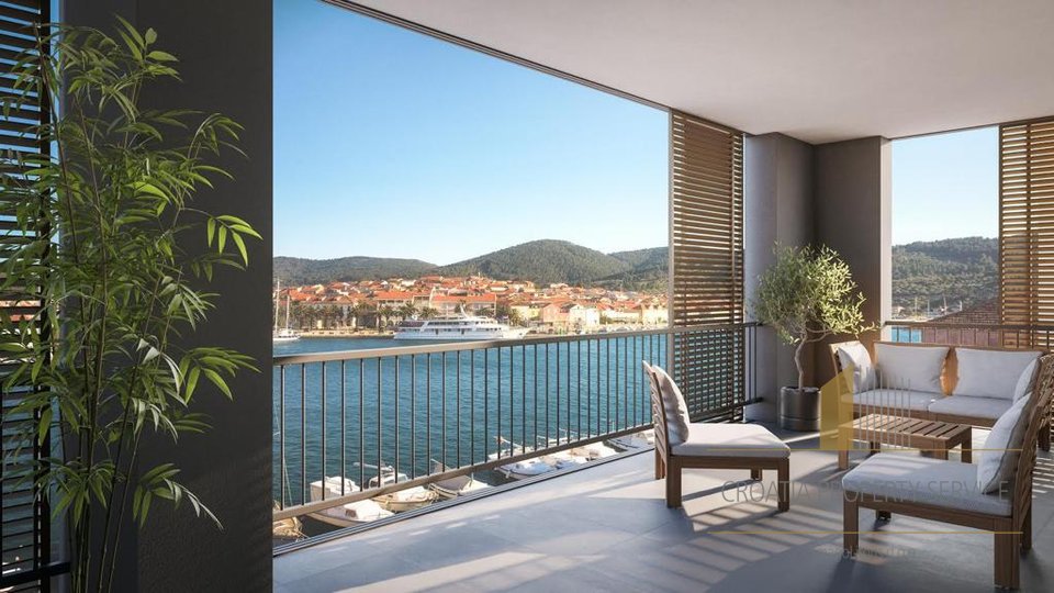 Luxury apartments in an urban building under construction 1st row to the sea in Vela Luka!