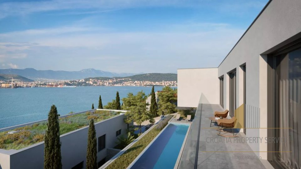 Tolles Mietobjekt - sieben Luxusvillen auf Ciovo in einer Wohnanlage am Wasser!