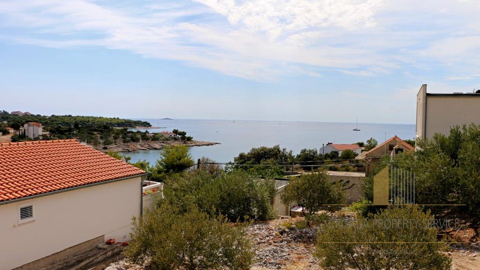 House under construction with sea view near Primosten!