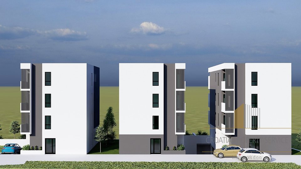 Apartments mit einem oder drei Schlafzimmern in einem neuen Gebäude mit Blick auf das Meer in Tucepi!