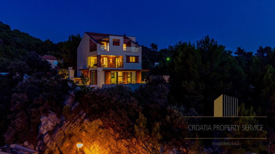 Luxury villa in a unique location first row to the sea - the island of Korcula!