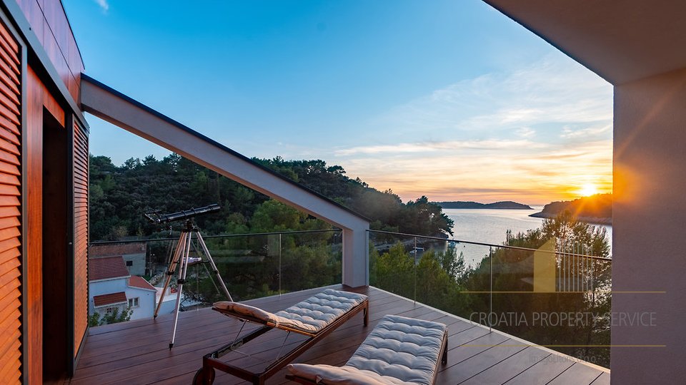 Luxury villa in a unique location first row to the sea - the island of Korcula!