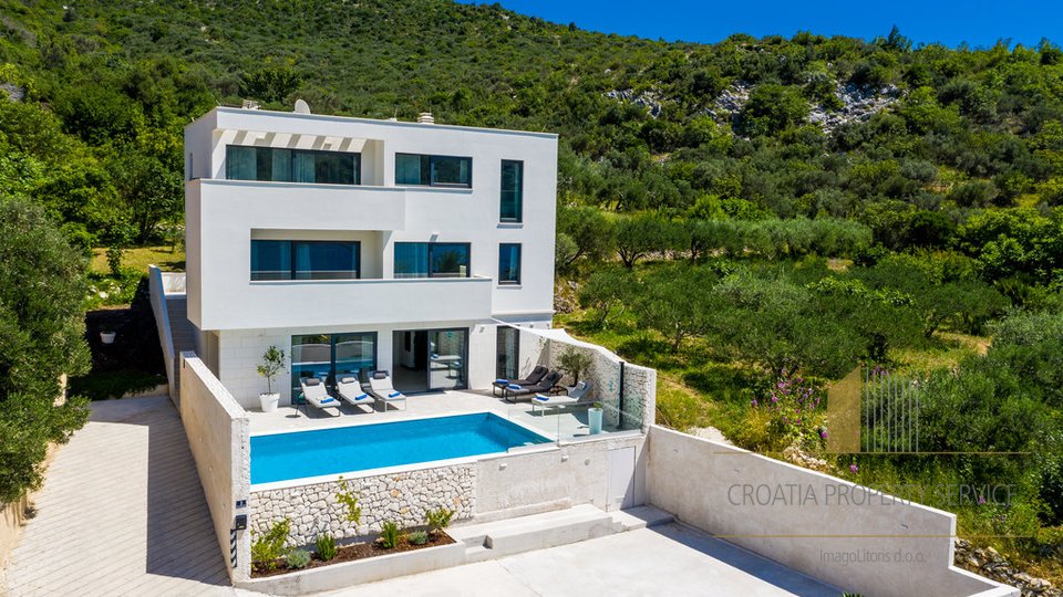 Moderne Villa mit herrlichem Meerblick in der Nähe von Dubrovnik!