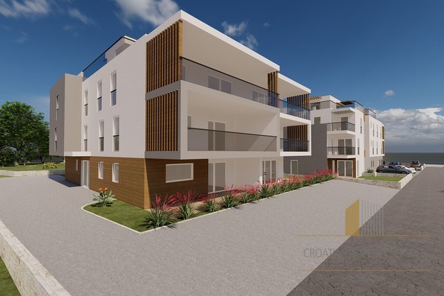 Luxuswohnung von 79 m2 in einem Neubau, zweite Reihe zum Strand - Srima, Vodice!
