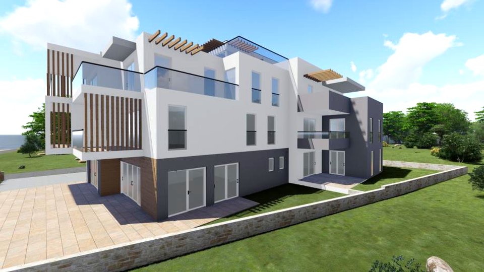 Modern spacious apartment in a new building, first row to the sea - Srima, Vodice!