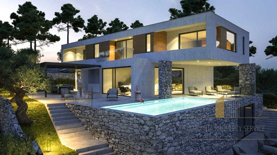 Moderna luksuzna vila s pogledom na morje v Vodicah!