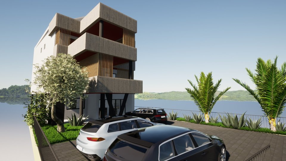 Luxury penthouse in a new building, first row by the sea - Vodice!