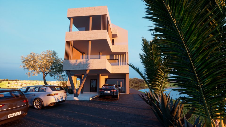 Luxus-Penthouse in einem Neubau, erste Reihe am Meer - Vodice!