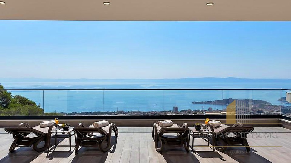 Inspirierende moderne Villa mit offenem Meerblick in Makarska!