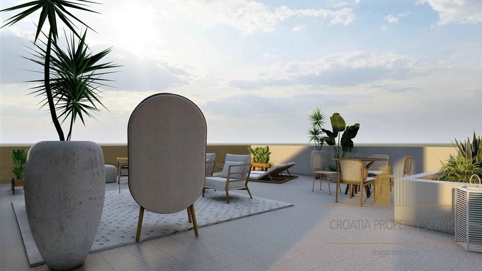 Luksuzni penthouse s panoramskim pogledom na more - Otok Čiovo!