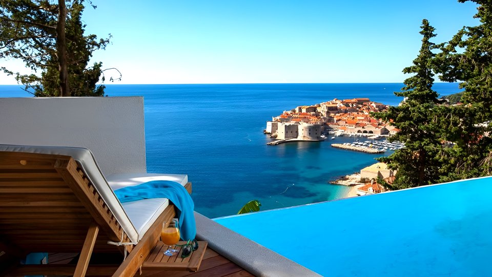 Luxusvilla mit spektakulärem Blick auf die Altstadt - Dubrovnik!