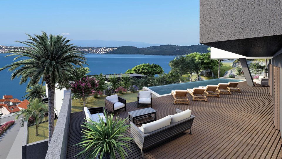 Elegant villa SUNRISE in a prestigious location near Trogir!