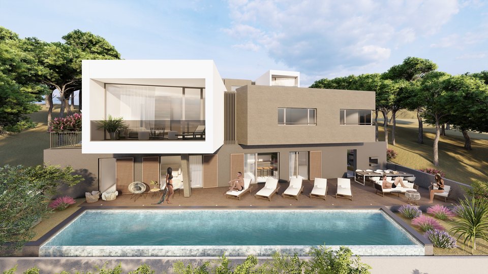 Elegant villa SUNRISE in a prestigious location near Trogir!