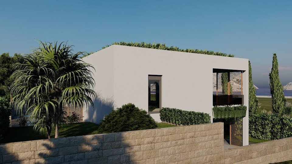Elegante moderne Villa im Bau 50 m vom Meer entfernt in der Nähe von Šibenik!