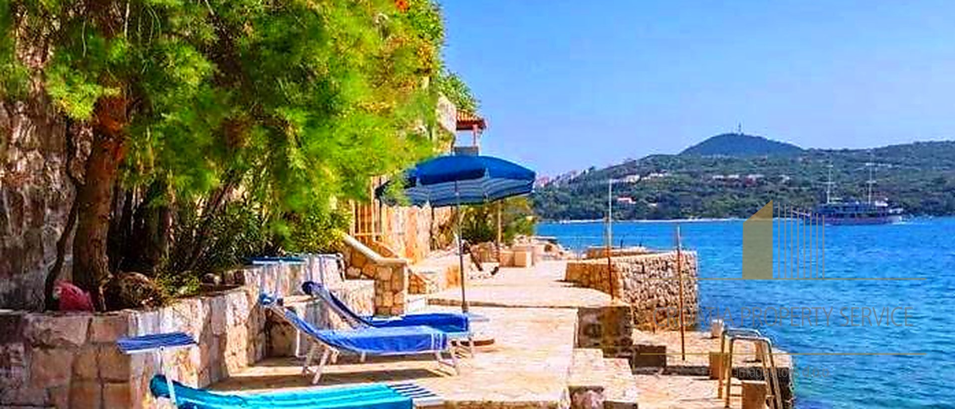 Kamnita hiša na ekskluzivni lokaciji, prvi red do morja v Dubrovniku!