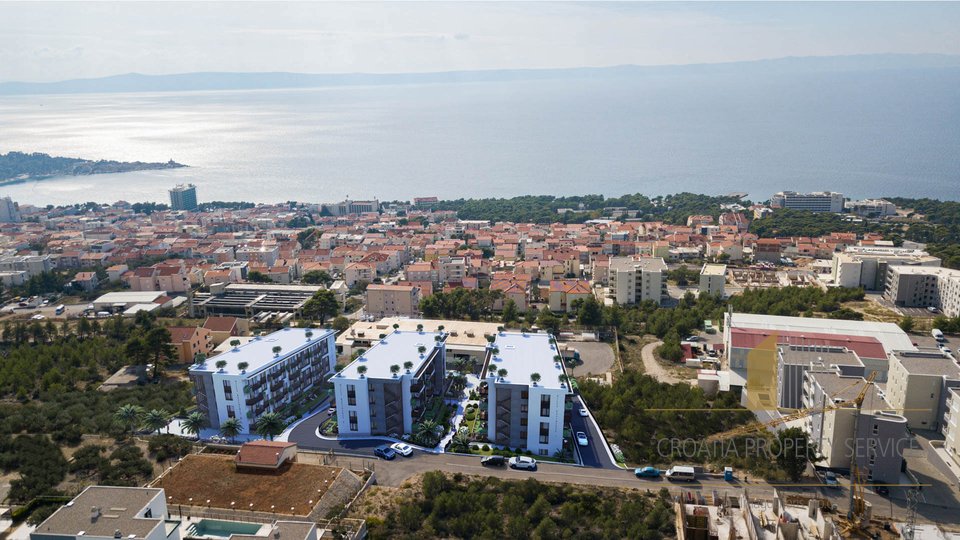 Apartment in a luxurious new building with an open view of the sea and islands - Makarska!
