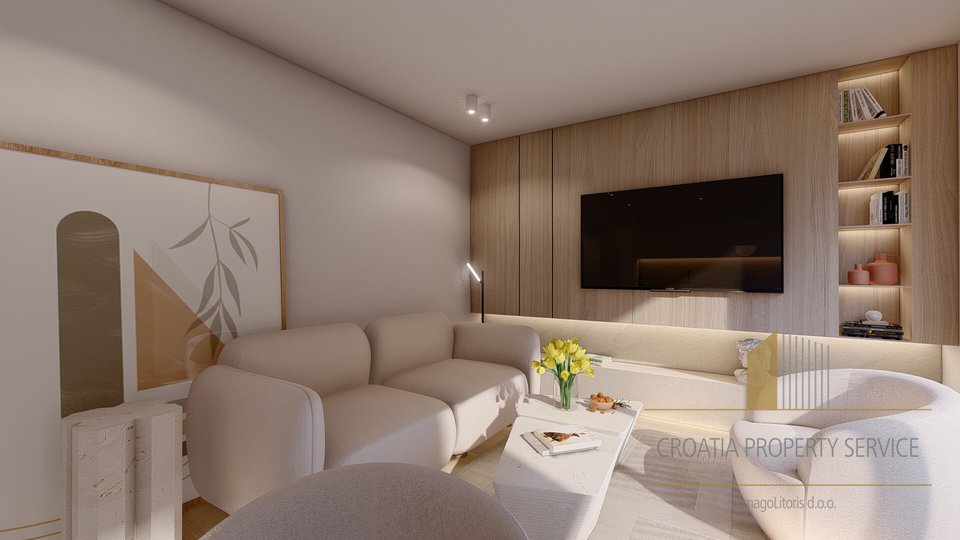 Three-room apartment with sea view in a luxurious new building - Makarska!