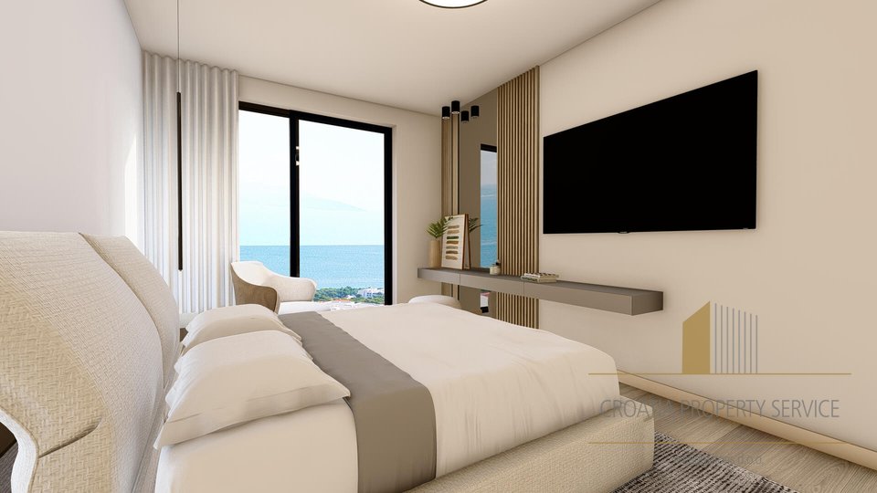 Three-room apartment with sea view in a luxurious new building - Makarska!