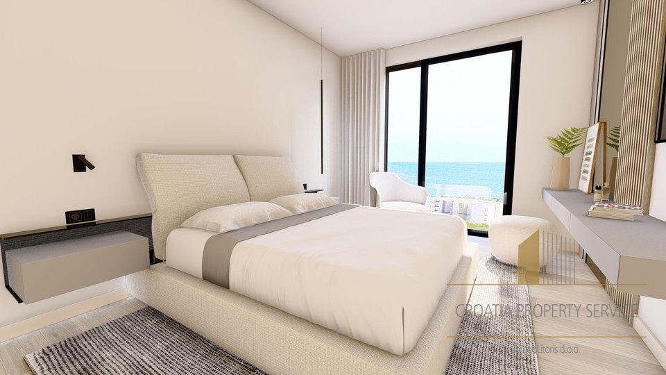 Three-room apartment with sea view in a luxurious new building - Makarska!
