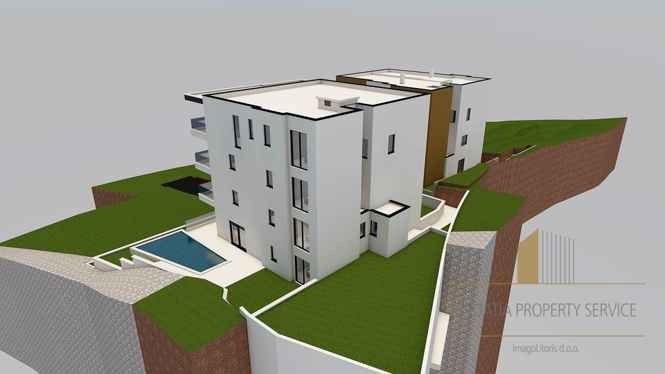 Newly built apartments in an attractive location 80 m from the sea - Tučepi!