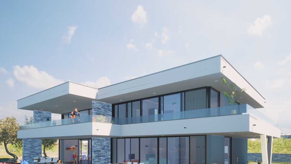 Terreno edificabile con progetto concettuale per la costruzione di una villa - Primošten!