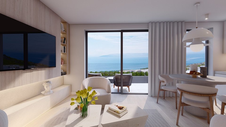 Appartamento di lusso con terrazza e giardino in un moderno complesso in costruzione - Makarska!