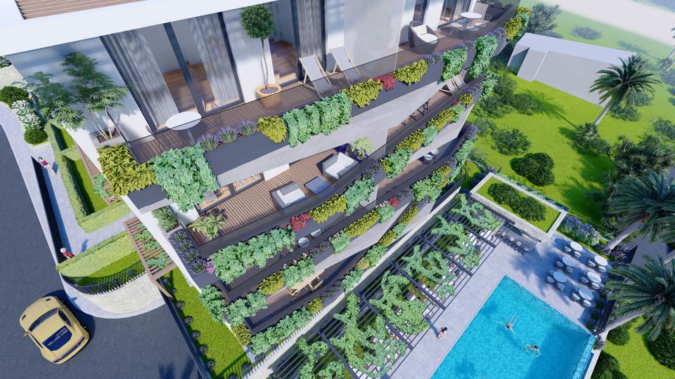 Apartment mit Garten in einem im Bau befindlichen Luxuskomplex - Makarska!