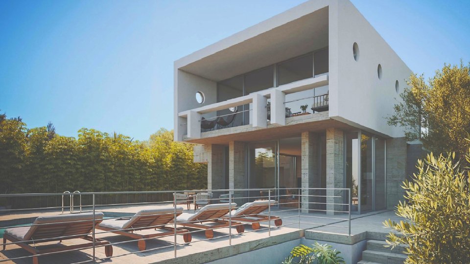 Moderna villa di lusso con vista mare a Sutivan sull'isola di Brač!