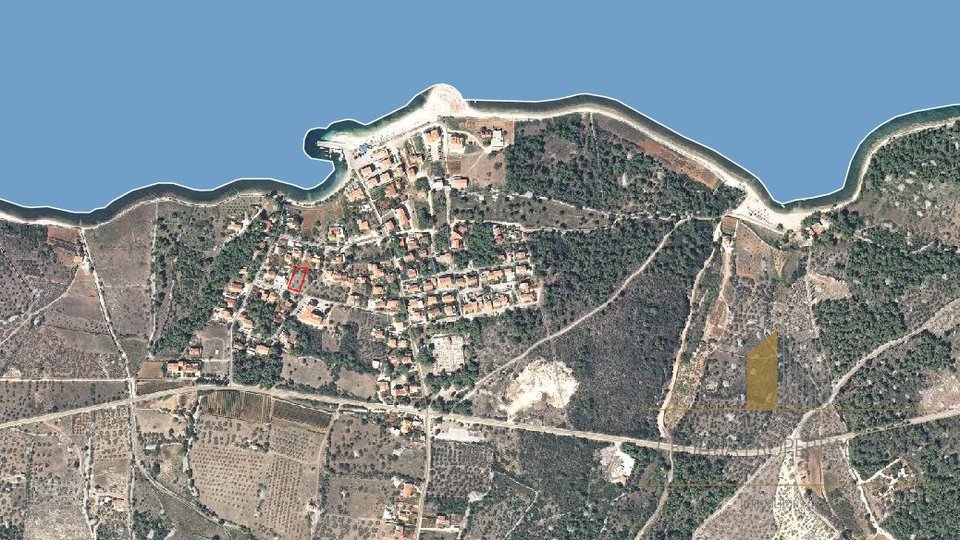 BUILDING LAND NORTHLY ORIENTED, IDEAL FOR BUILDING VILLA IN NICE, QUIET LOCATION ON THE ISLAND OF BRAC!