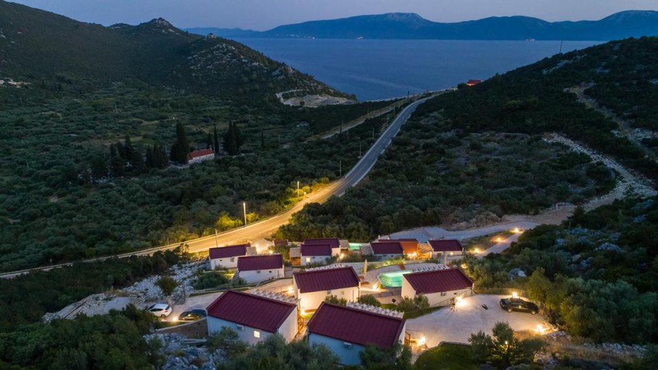 Luxuriöses Campingresort mit wunderschönem Blick auf das Meer – Baćina!