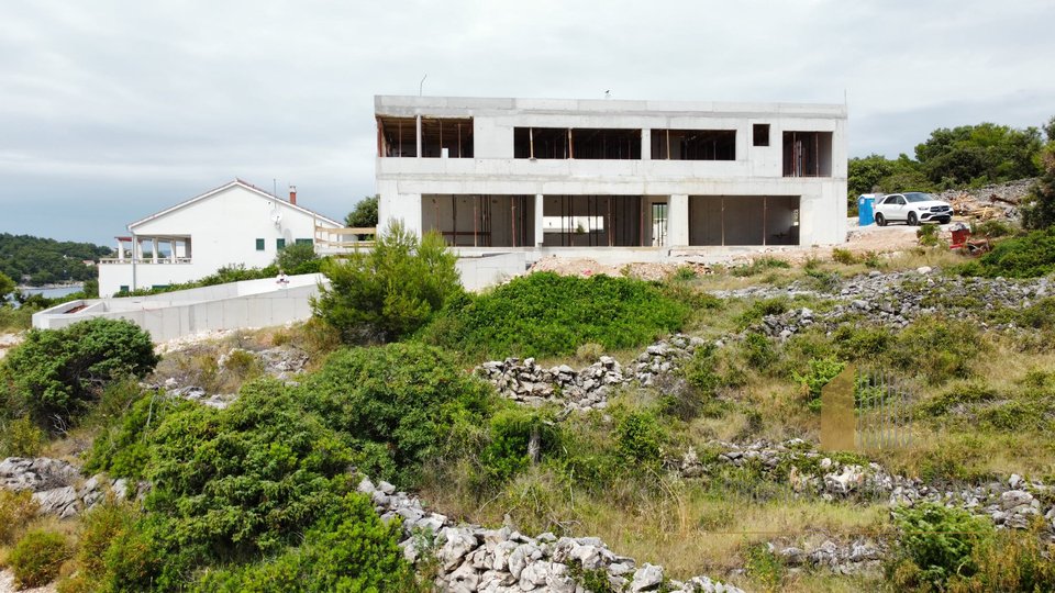 Luxury villa under construction in a fantastic location first row to the sea, Razanj!