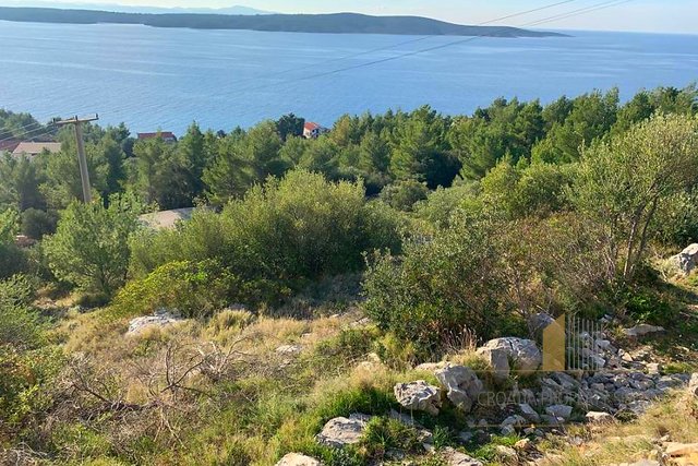 Terreno edificabile con bellissima vista sul mare - Zavala, isola di Hvar!