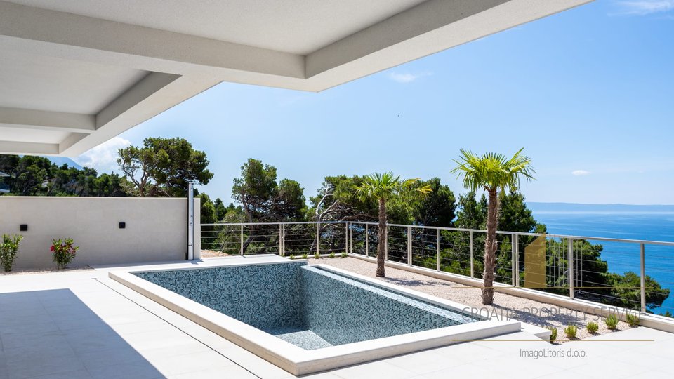 Modern luxury villa with panoramic sea view - Brela!