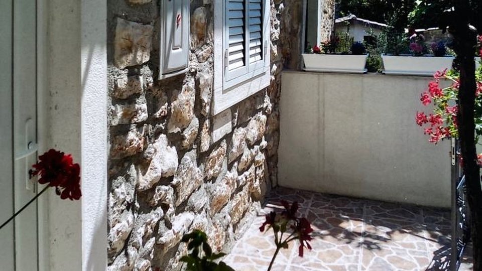Beautiful stone house in a row on the island of Zlarin!
