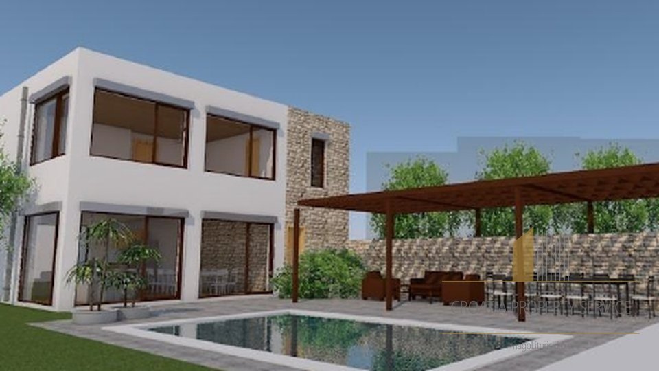 PROJECT FOR PRIVATE VILLA FIRST LINE TO THE SEA, STON!