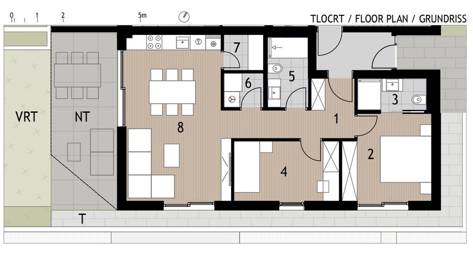 Appartamento, 110 m2, Vendita, Zadar - Diklo