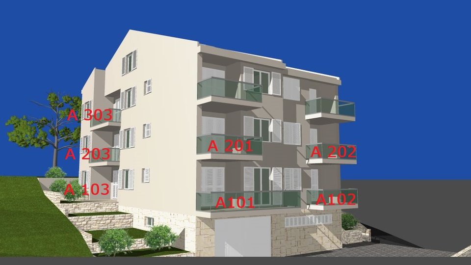 Attractive apartments second row from the sea on the Makarska Riviera!