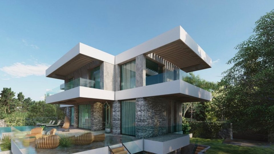 Building land with a view of the sea and a project for a luxury villa - the island of Šolta!