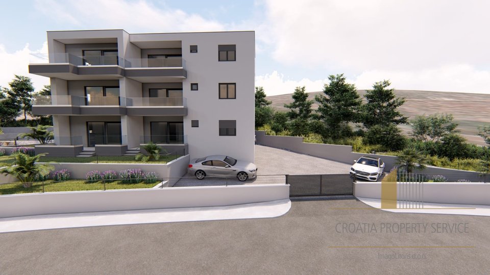 MODERN NEW BUILDING ON THE HILL SITUATED ON THE ISLAND OF CIOVO!