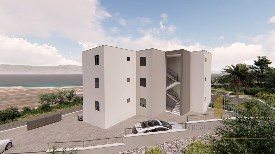 MODERN NEW BUILDING ON THE HILL SITUATED ON THE ISLAND OF CIOVO!