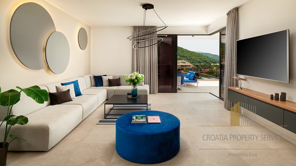 Complex with three luxurious villas with a panoramic view of the sea - Marina, Trogir!
